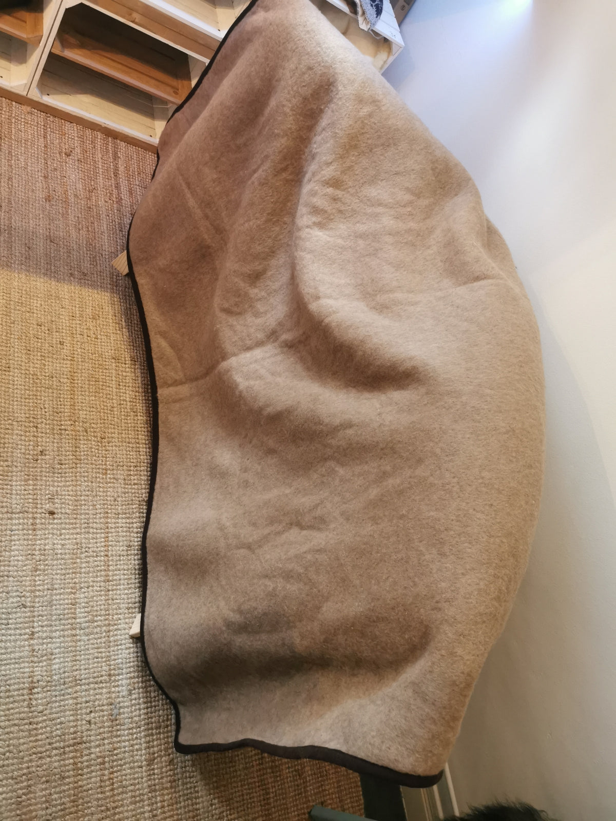 Super soft blanket made of real merino wool