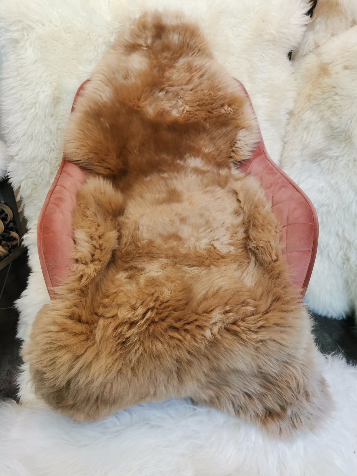 English premium furs in beige