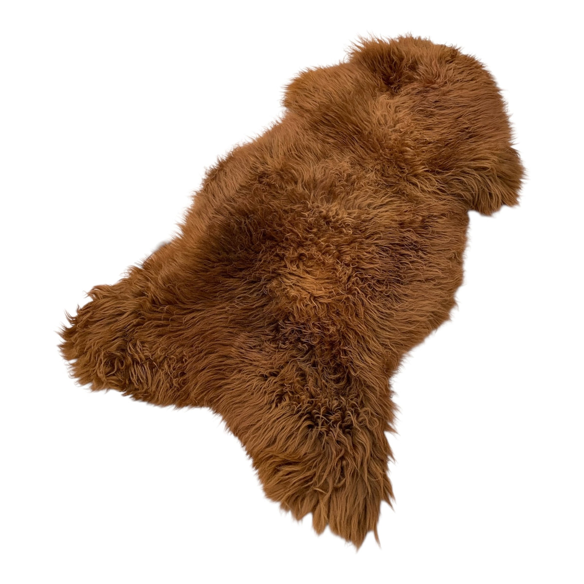 Schaffell 140 cm Ginger / Gold-Braun - Echtes XXL Lammfell, Feltteppich & Sitzauflage
