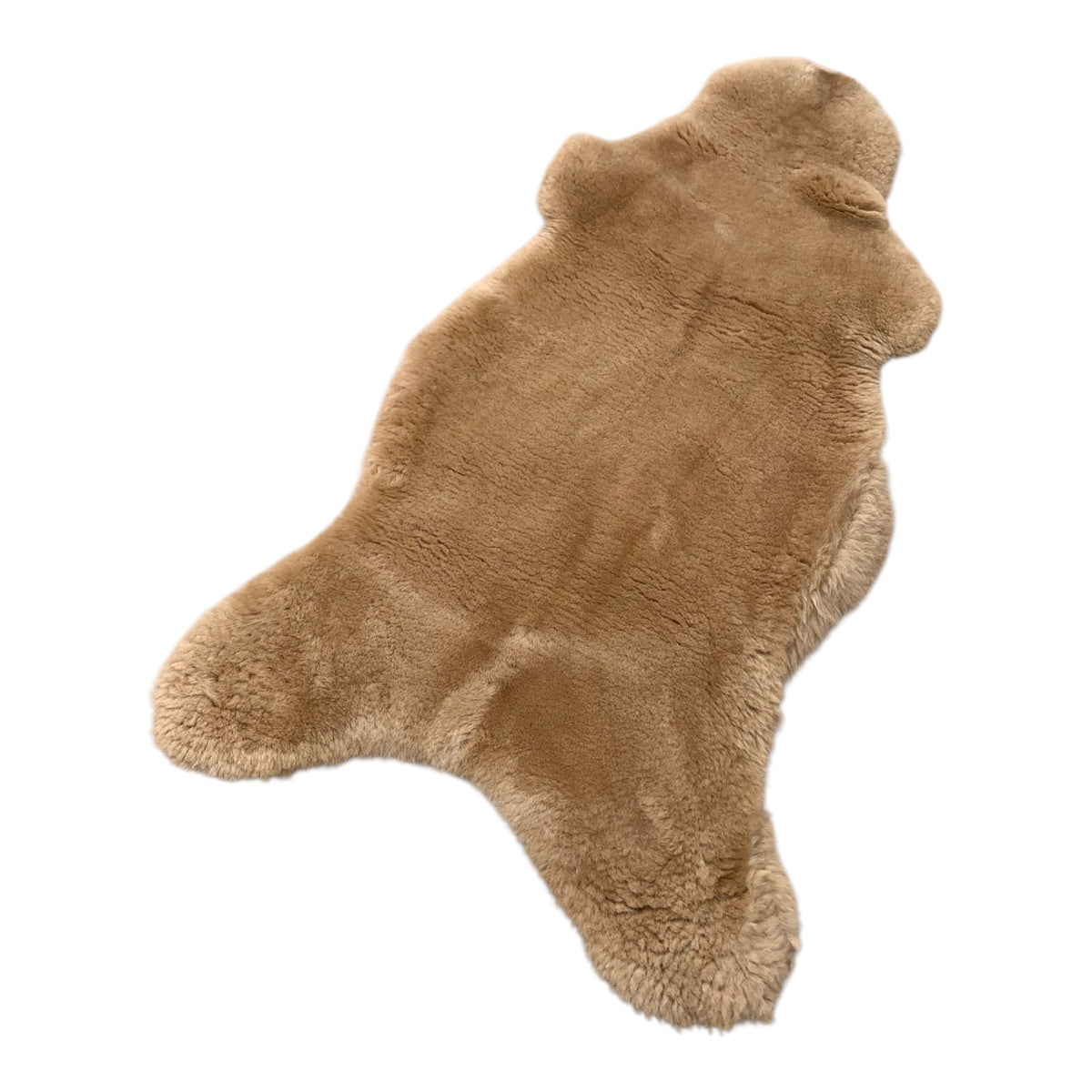 Schaffell 140 cm Beige - Echtes XXL Lammfell, Feltteppich & Sitzauflage