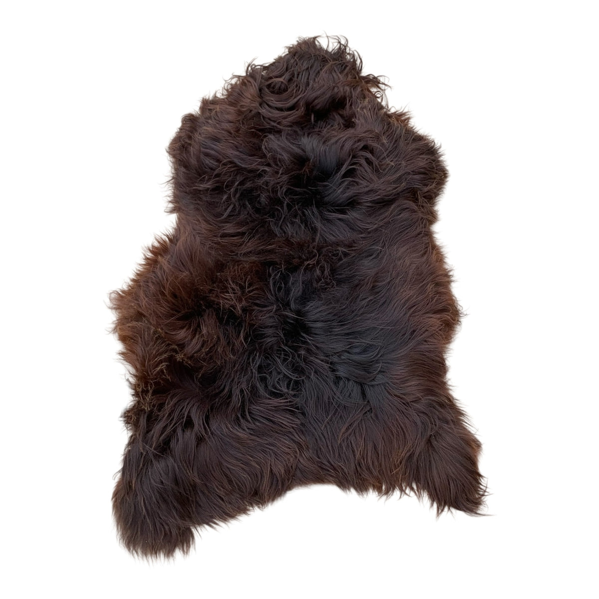 Schaffell 140 cm Natur-Braun - Echtes XXL Lammfell, Feltteppich & Sitzauflage
