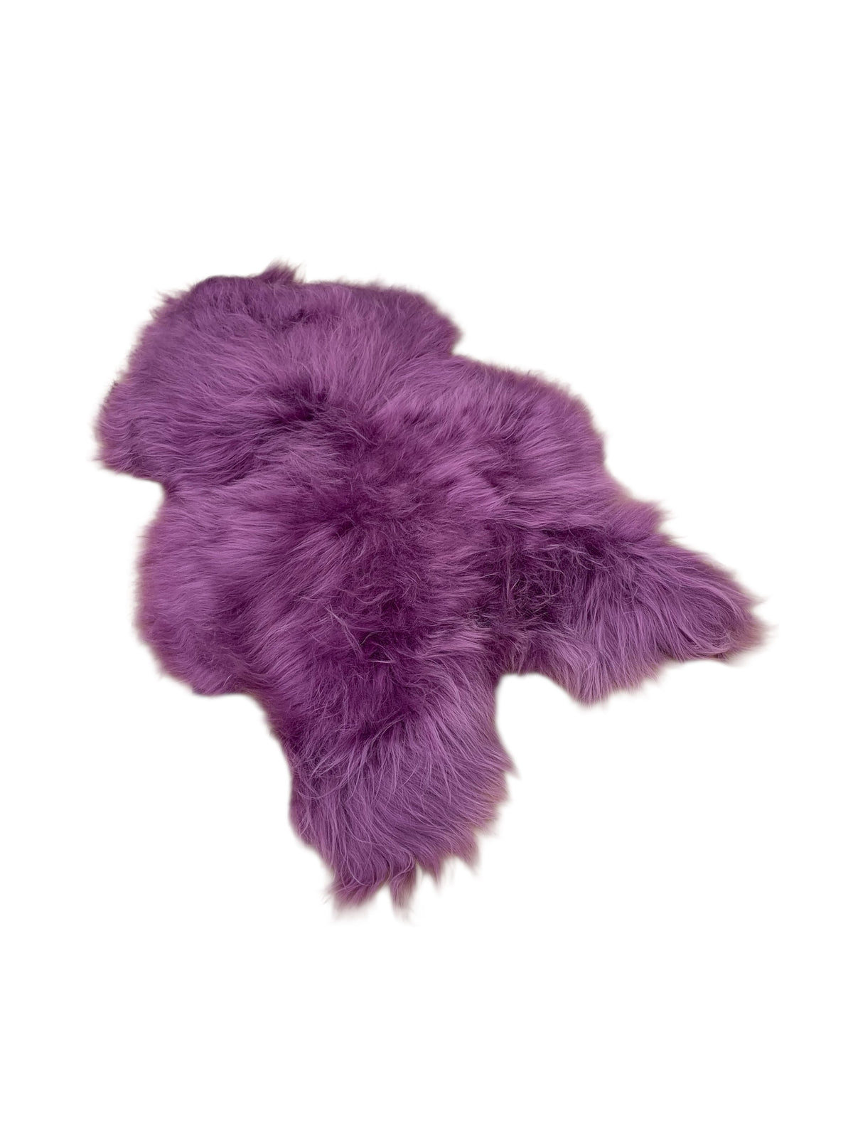 BUNTE Schaffell | Lila | Echtes Lammfell |Teppich Deko | 120cm | Sitzauflage