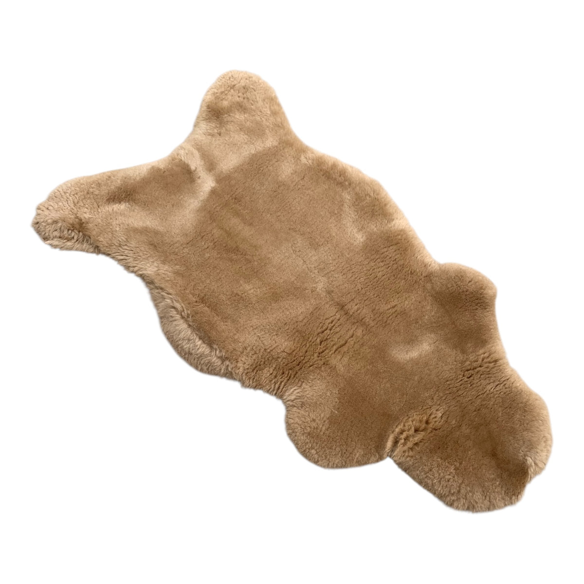 Schaffell 140 cm Beige - Echtes XXL Lammfell, Feltteppich & Sitzauflage