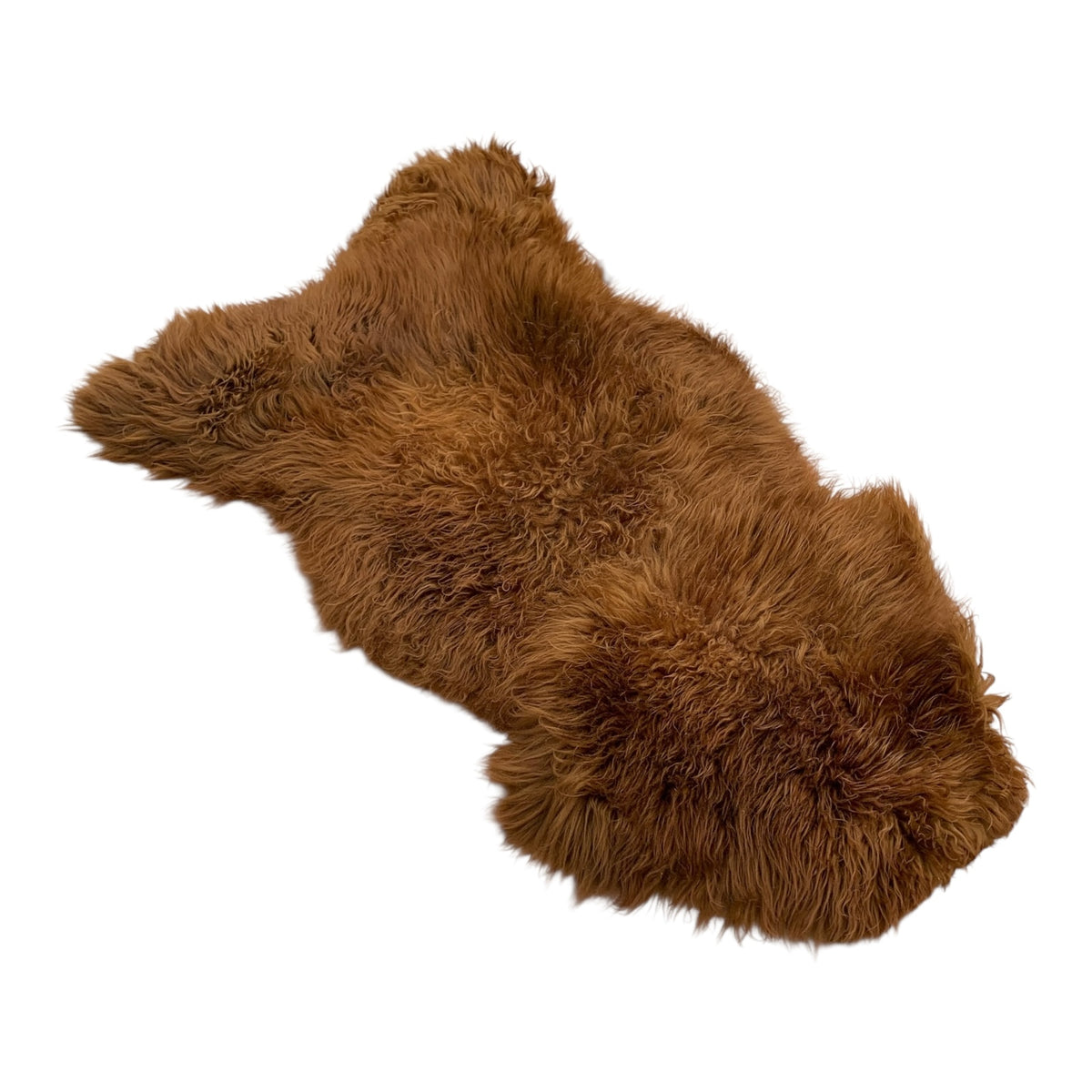 Schaffell 140 cm Ginger / Gold-Braun - Echtes XXL Lammfell, Feltteppich & Sitzauflage