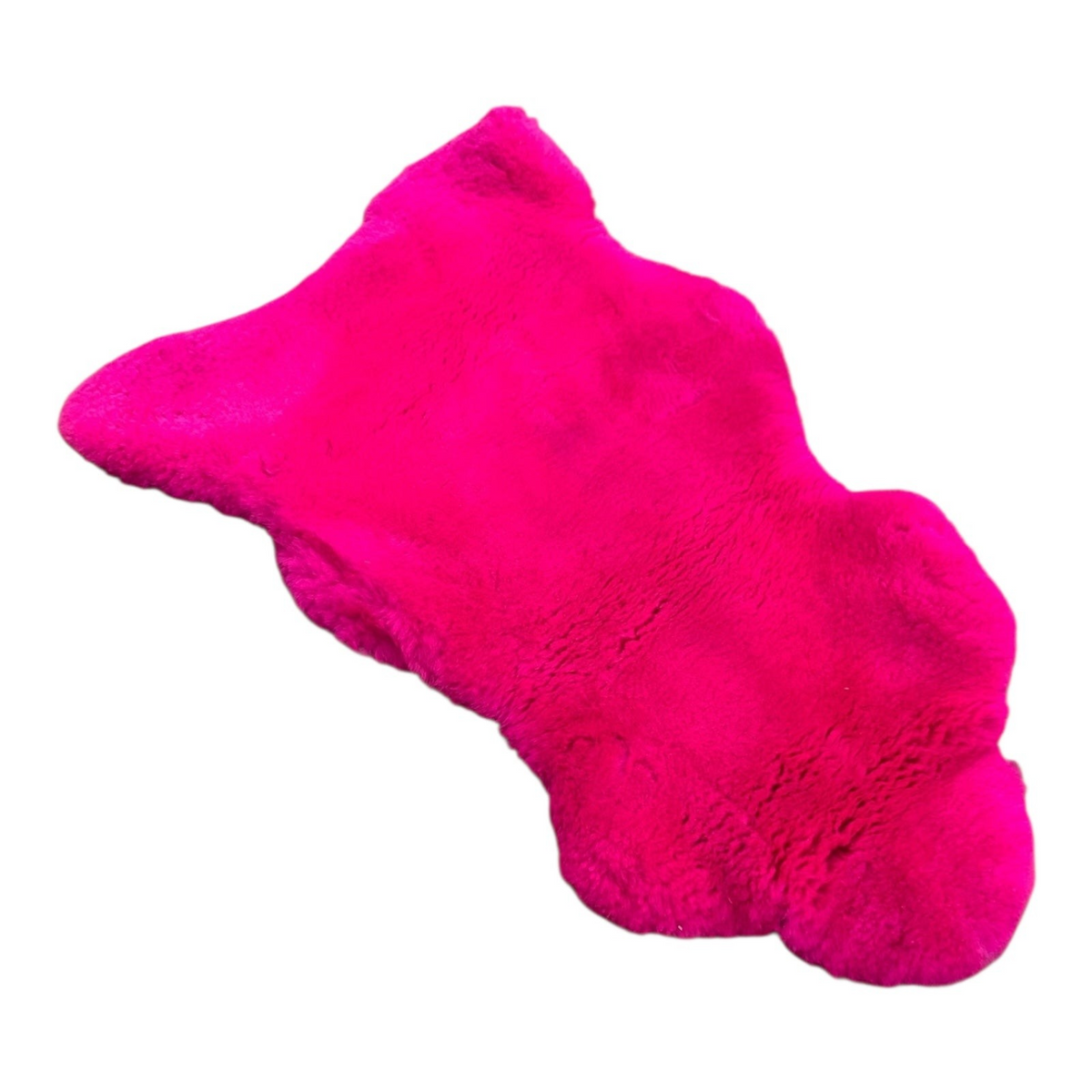 BillyGreen Schaffell in leuchtendem Magenta, ökologisch gegerbtes echtes Lammfell als dekorativer Teppich oder Sitzauflage