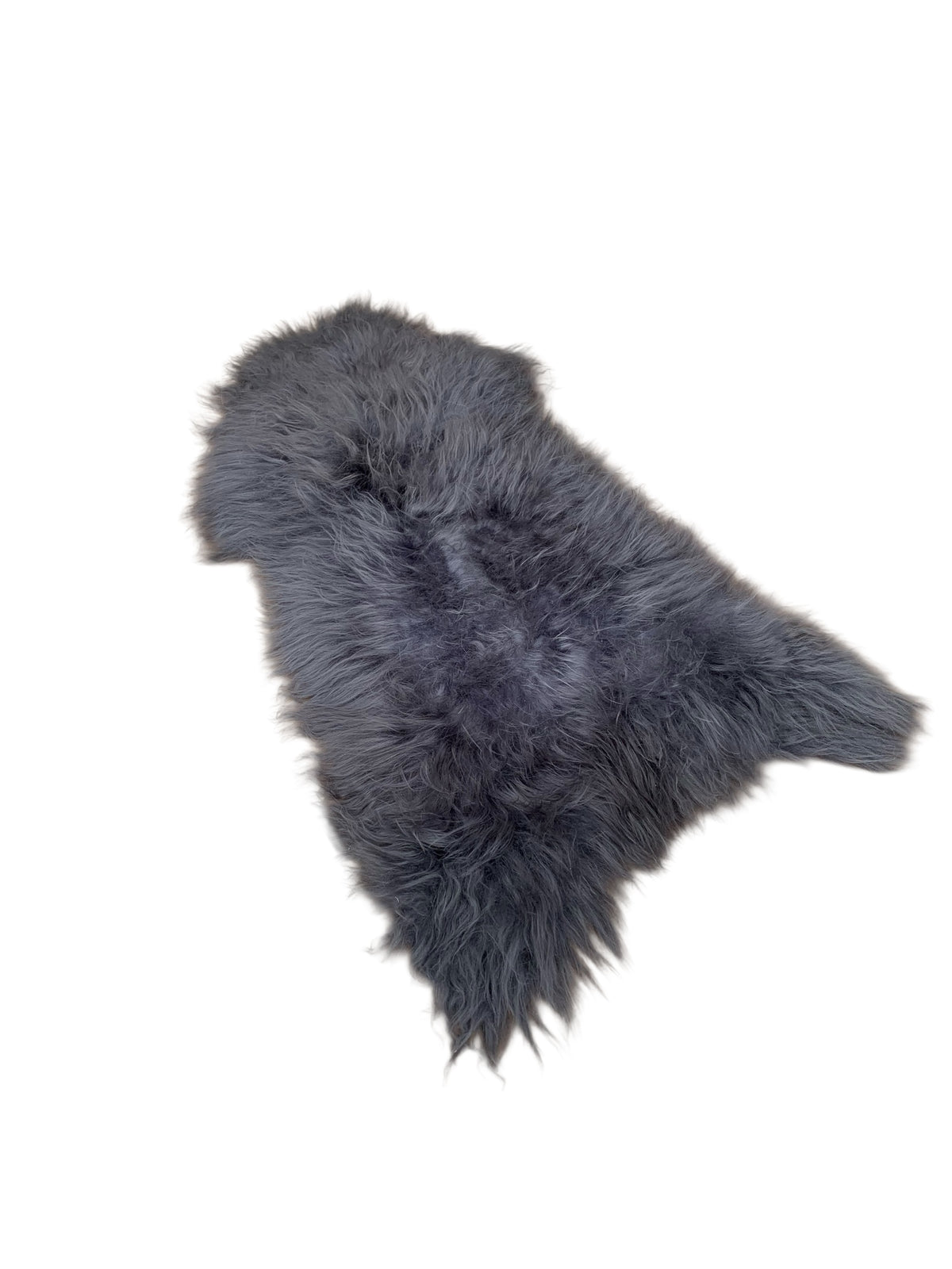 BUNTE Schaffell | Schwarz | Echtes Lammfell |Teppich Deko | 120cm | Sitzauflage