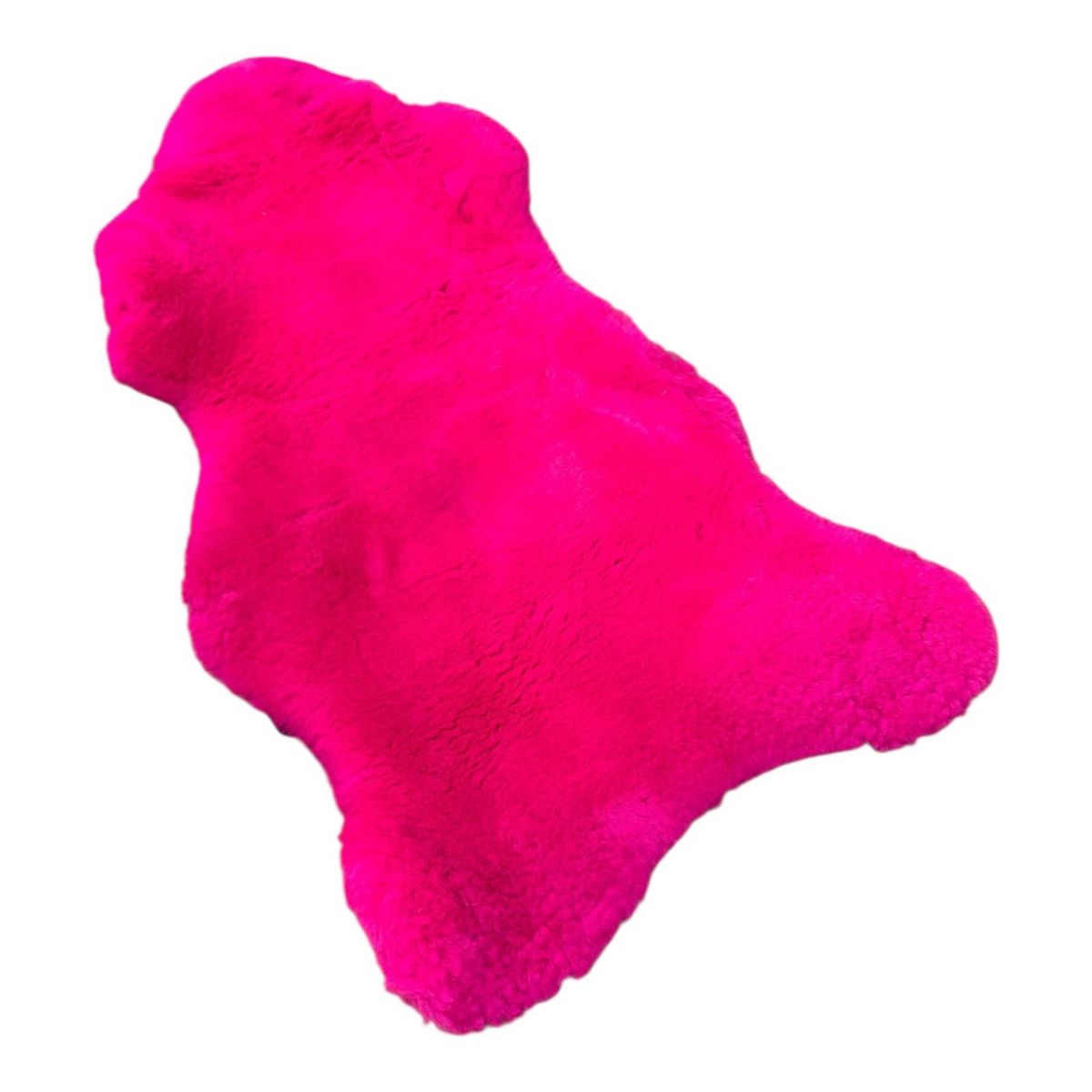 BillyGreen Schaffell in leuchtendem Magenta, hochwertiges echtes Lammfell als dekorativer Teppich oder Sitzauflage