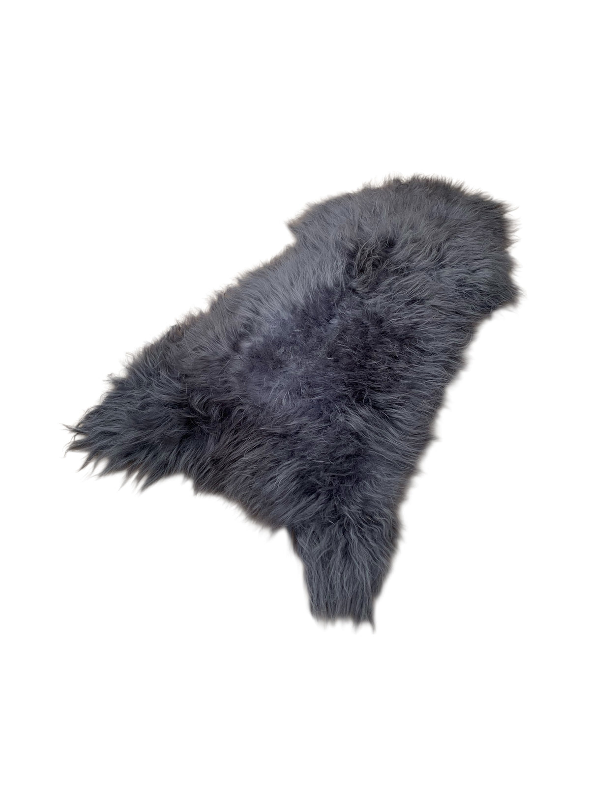 BUNTE Schaffell | Schwarz | Echtes Lammfell |Teppich Deko | 120cm | Sitzauflage