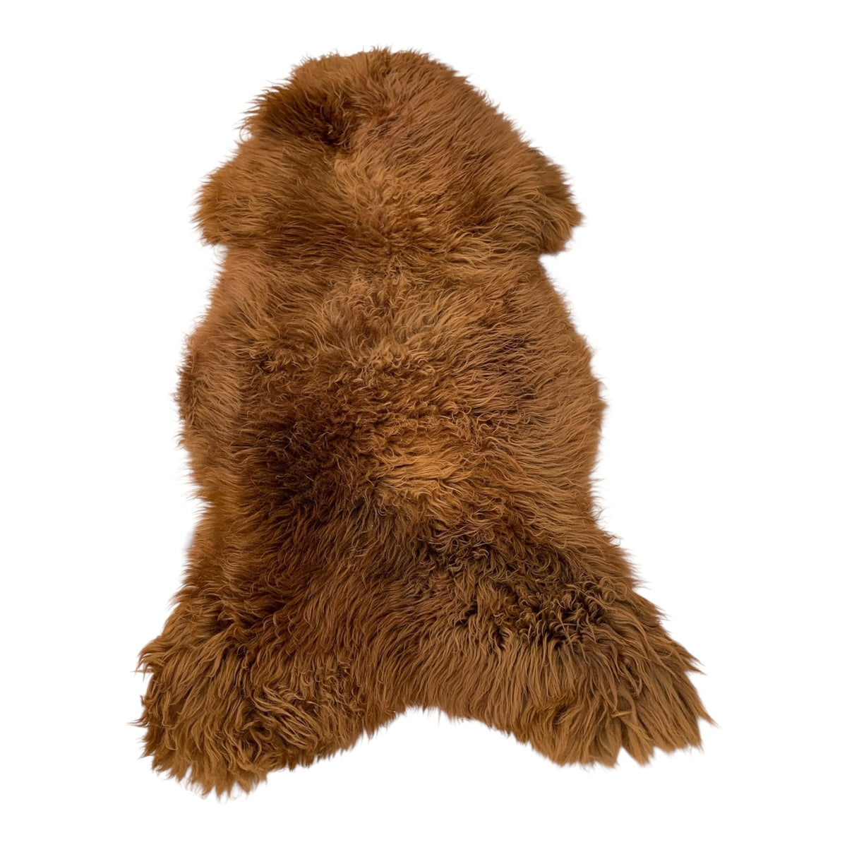 Schaffell 140 cm Ginger / Gold-Braun - Echtes XXL Lammfell, Feltteppich & Sitzauflage