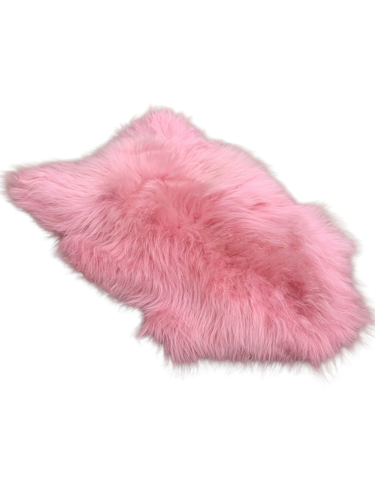 BUNTE Schaffell | Rosa | Echtes Lammfell |Teppich Deko | 120cm | Sitzauflage