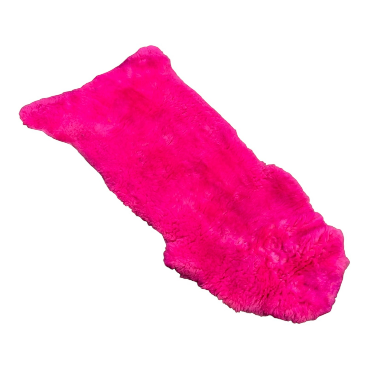 BillyGreen Schaffell in leuchtendem Magenta, ökologisch gegerbtes Lammfell als dekorativer Teppich oder Sitzauflage