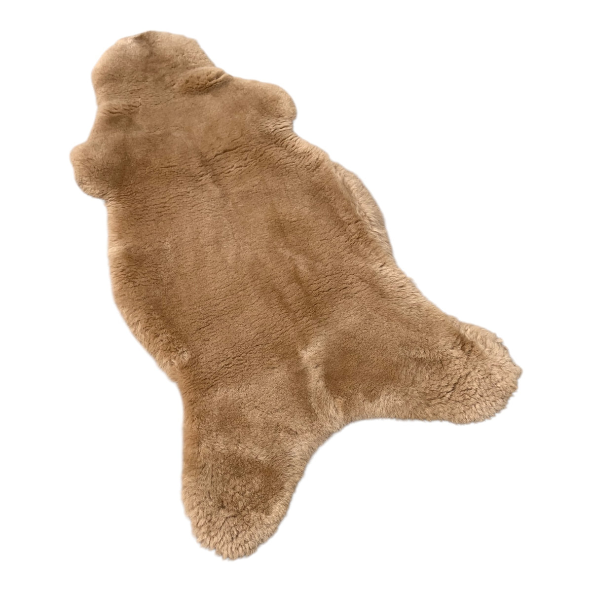 Schaffell 140 cm Beige - Echtes XXL Lammfell, Feltteppich & Sitzauflage