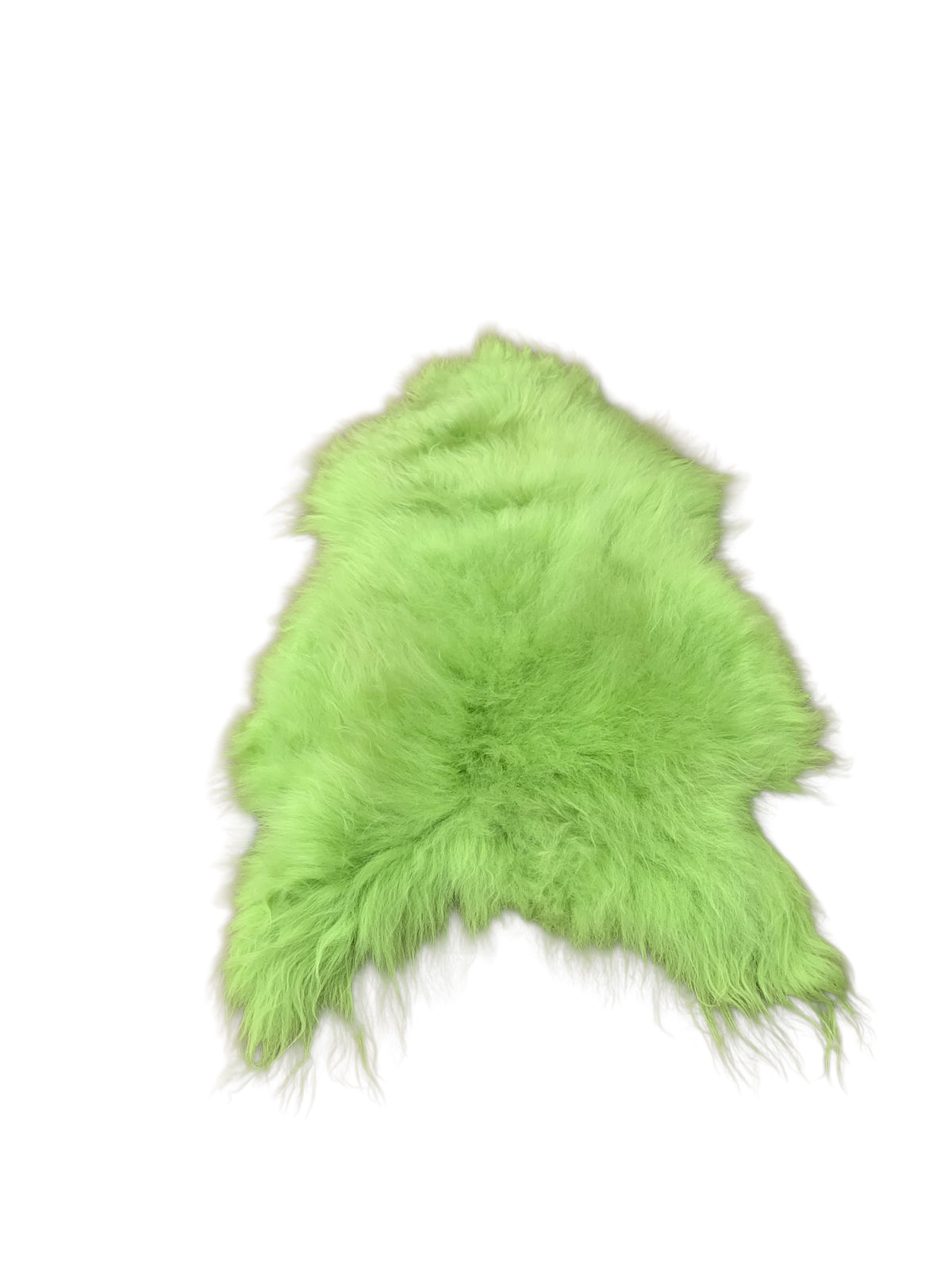 BUNTE Schaffell | Apfel-Grün | Echtes Lammfell |Teppich Deko | 120cm | Sitzauflage