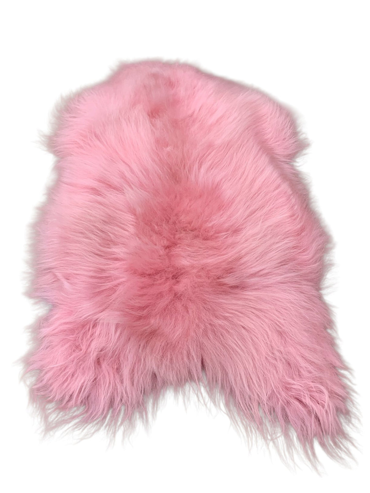 BUNTE Schaffell | Rosa | Echtes Lammfell |Teppich Deko | 120cm | Sitzauflage