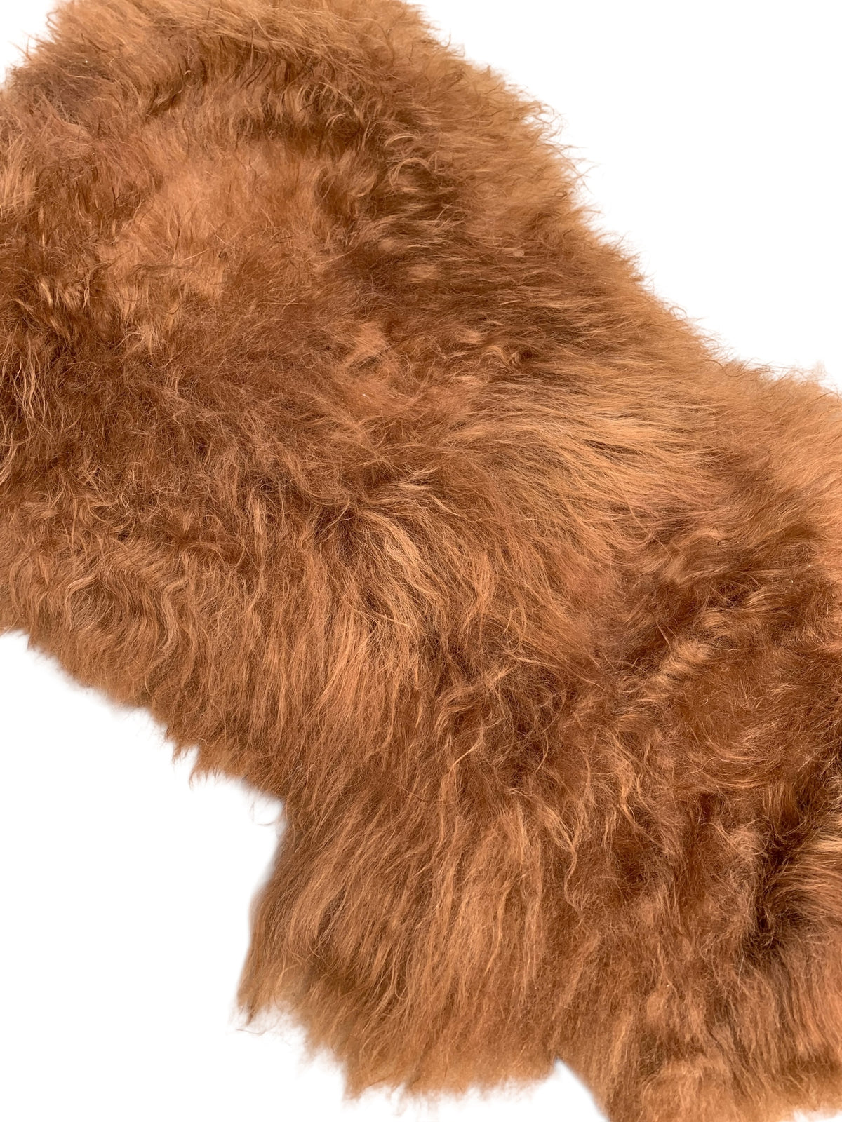 Schaffell 140 cm Ginger / Gold-Braun - Echtes XXL Lammfell, Feltteppich & Sitzauflage
