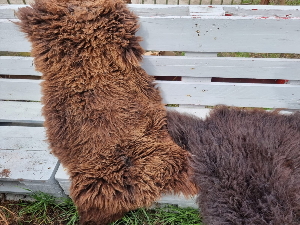 Natural Brown B Sheepskins