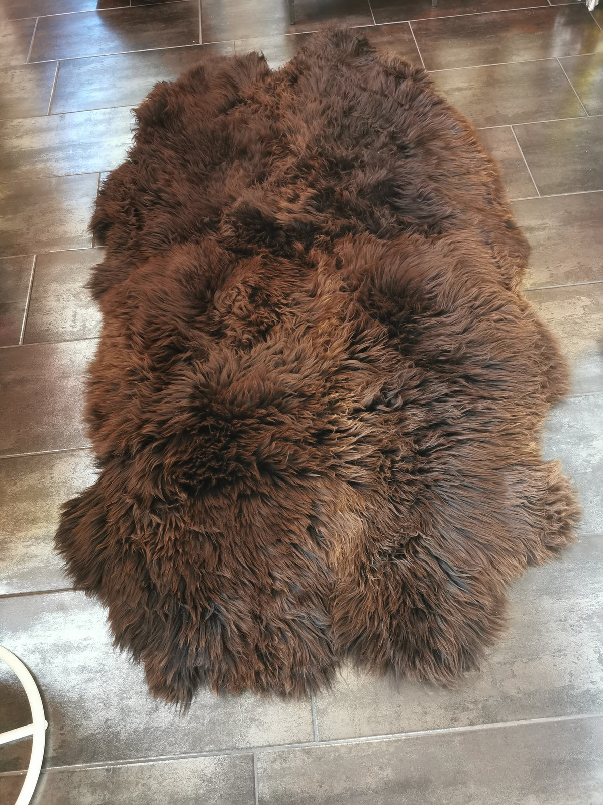 Four-ply stitched sheepskins