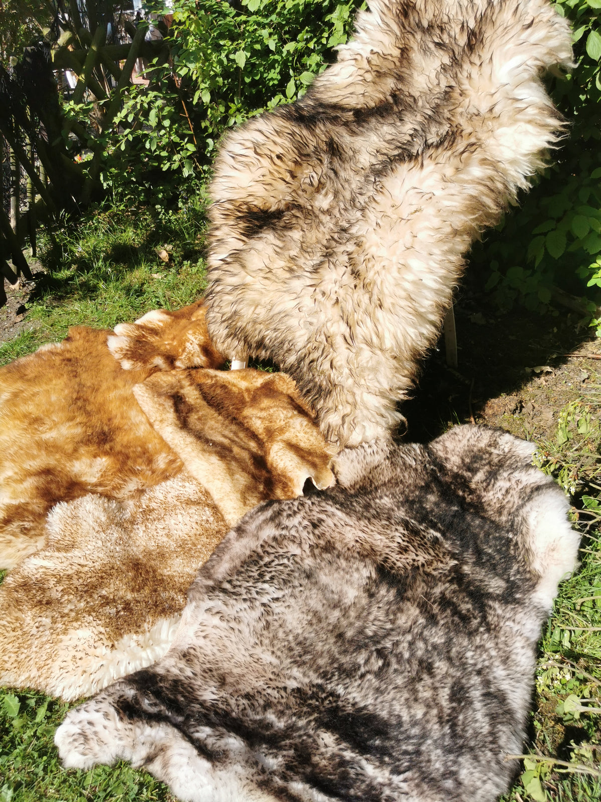 Flamed premium furs in light &amp; dark