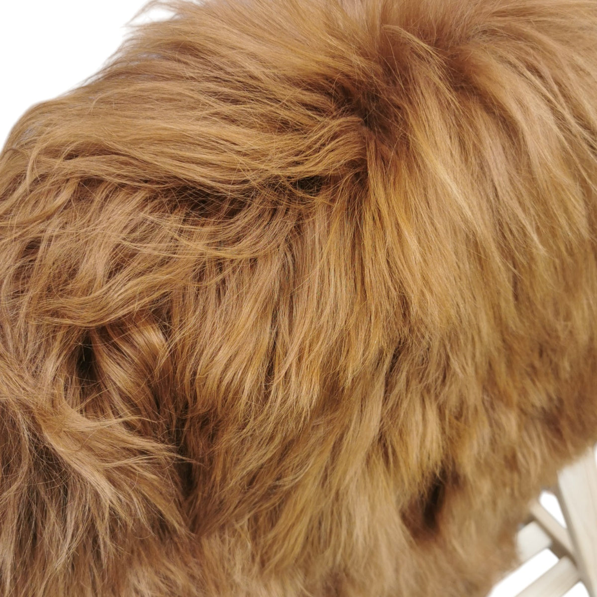 Schaffell 140 cm Ginger / Gold-Braun - Echtes XXL Lammfell, Feltteppich & Sitzauflage