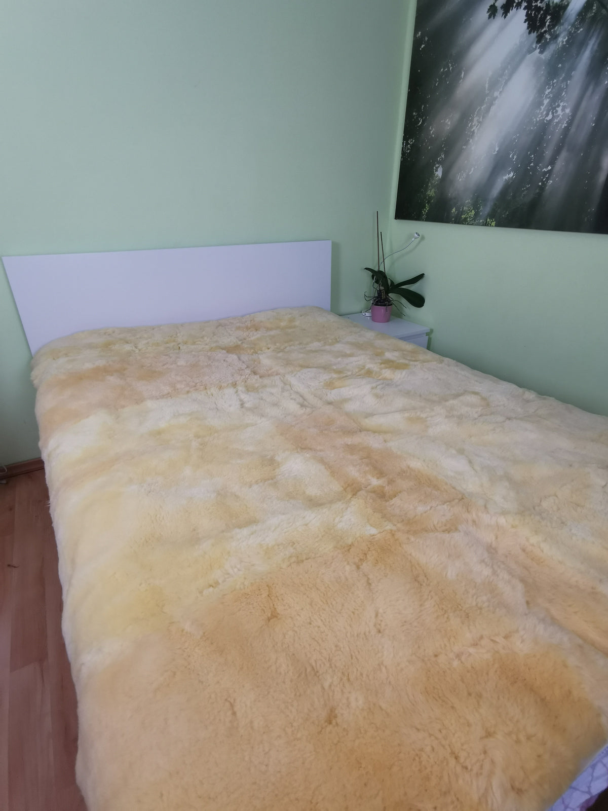 200x160cm sheepskin, German Merino wool, sustainable, mattress topper, bed pad, play mat, sleeping bag, camper, medical, Relugan tanning