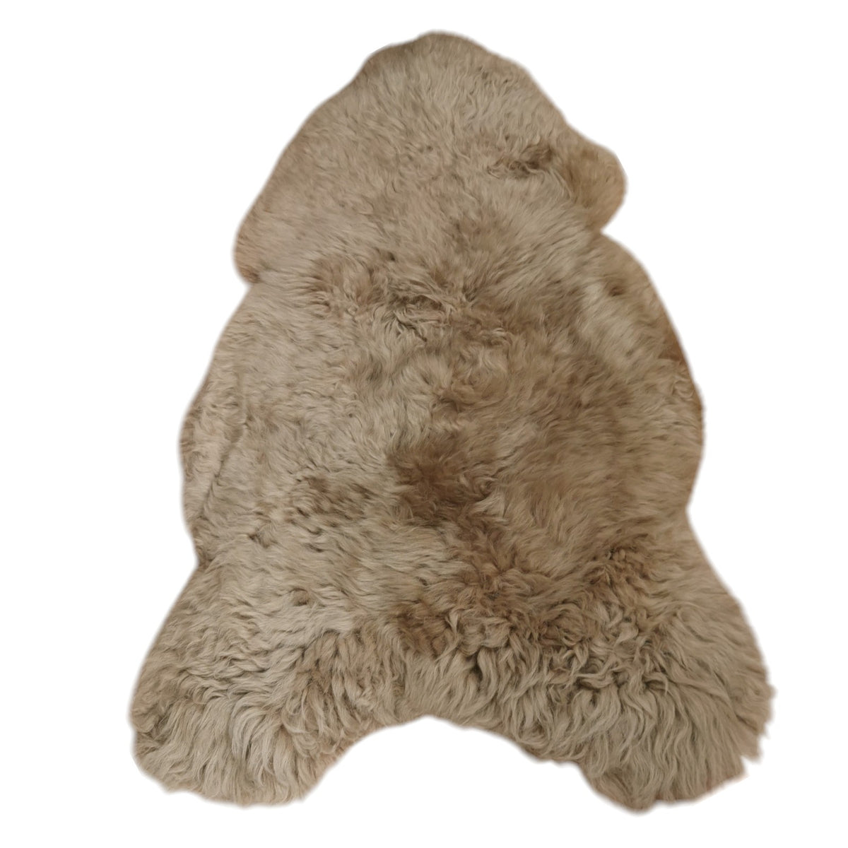 Schaffell 140 cm Beige - Echtes XXL Lammfell, Feltteppich & Sitzauflage