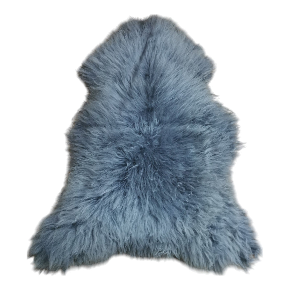 Schaffell 140 cm Grau - Echtes XXL Lammfell, Feltteppich & Sitzauflage
