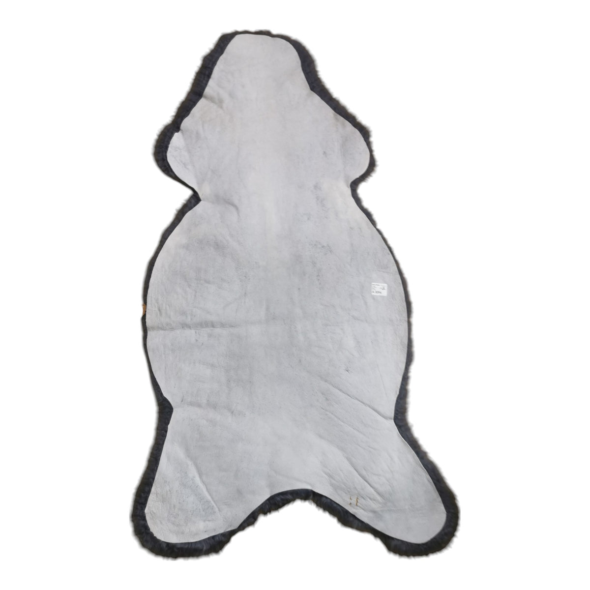 Schaffell 140 cm Grau - Echtes XXL Lammfell, Feltteppich & Sitzauflage