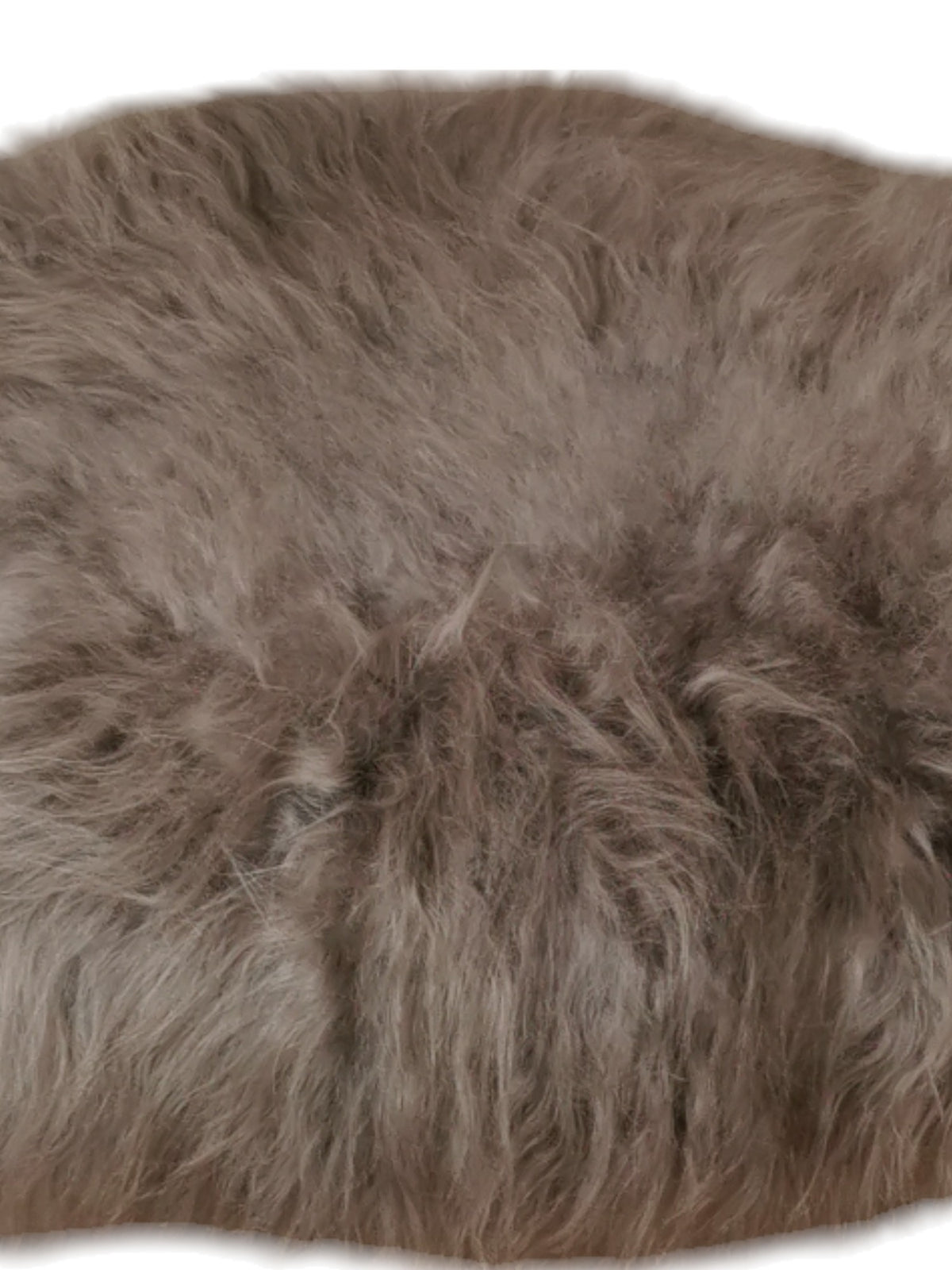 Schaffell 140 cm Taupe - Echtes XXL Lammfell, Feltteppich & Sitzauflage