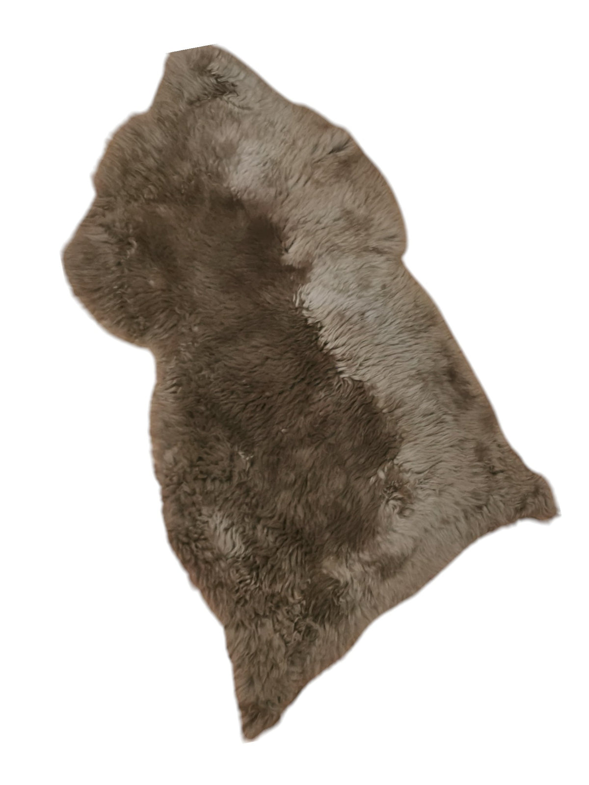 Schaffell 140 cm Taupe - Echtes XXL Lammfell, Feltteppich & Sitzauflage