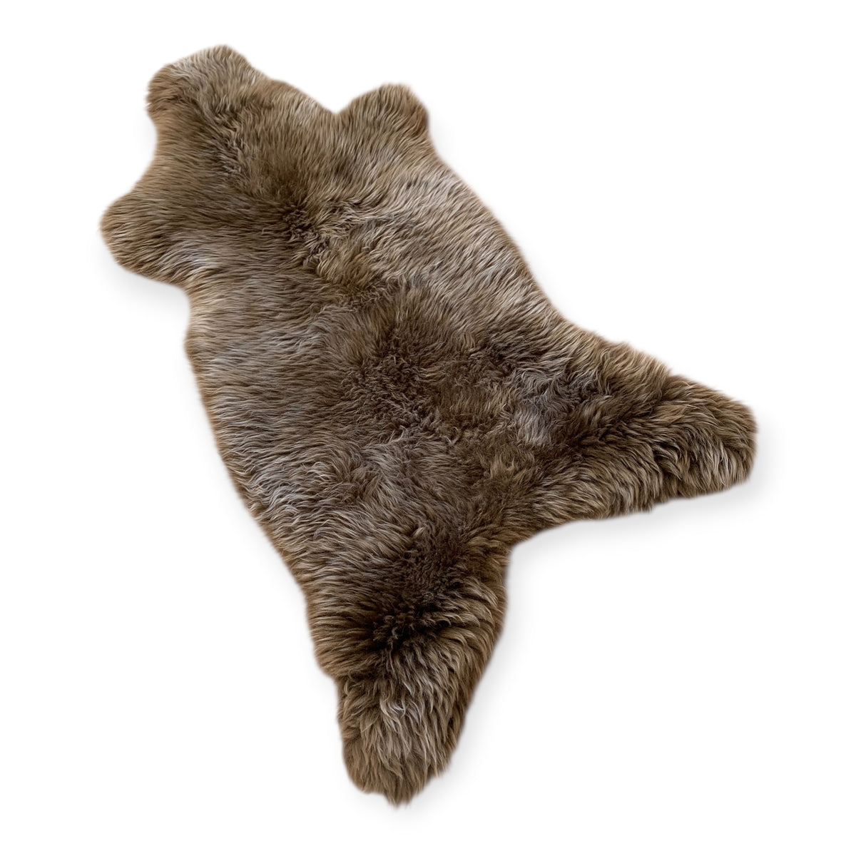 Colorful sheepskin | Cappuccino | Genuine lambskin | Decorative rug | 120cm | Seat cushion