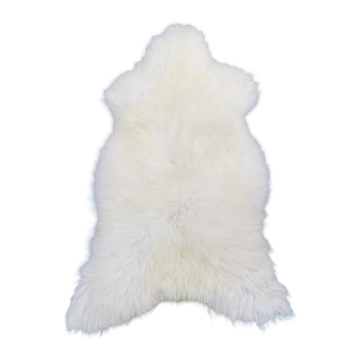 TOP Schaffell | 100cm | Echtes Lammfell |Teppich Deko | Natur-Weiß | Sitzauflage