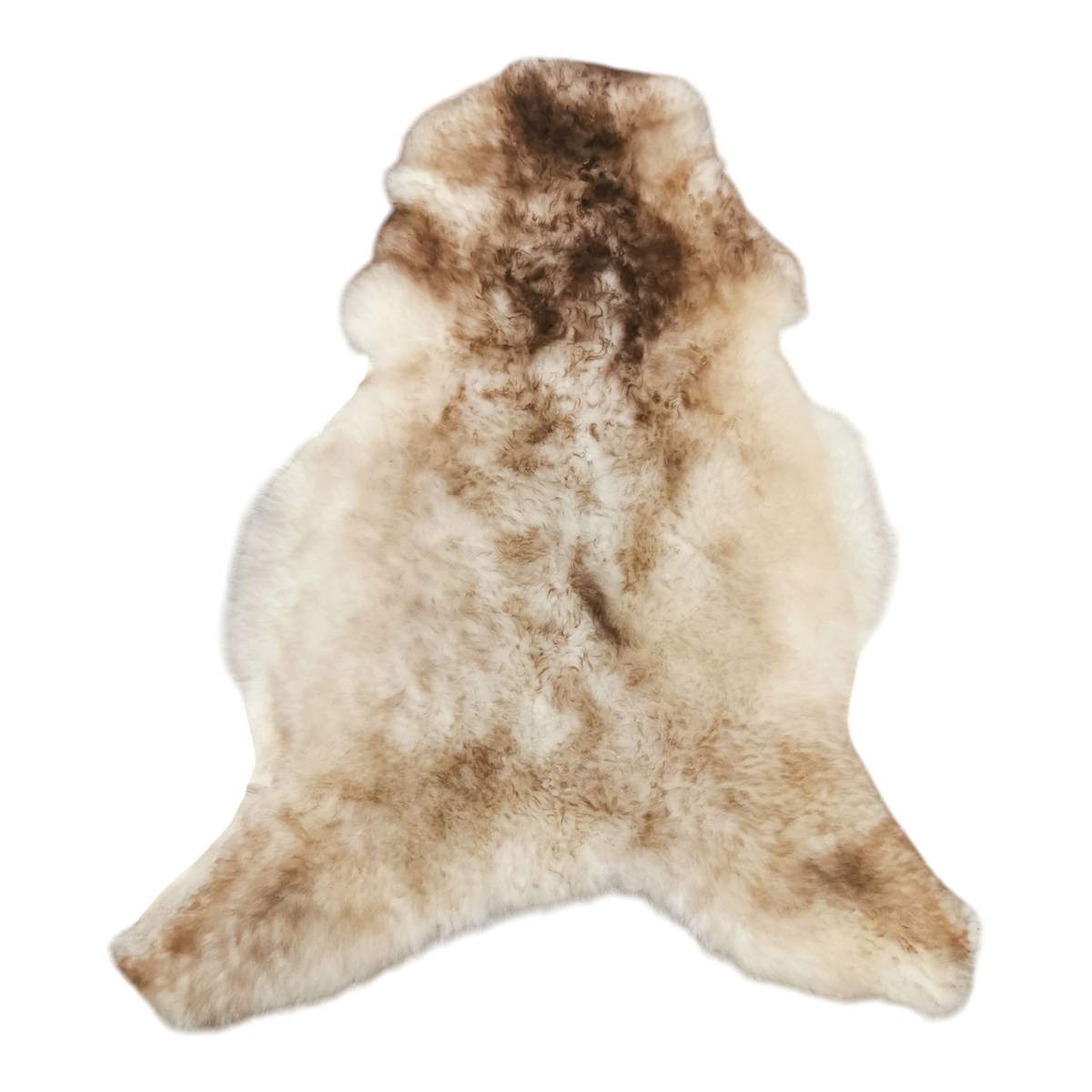 Schaffell 140 cm Meliert - Echtes XXL Lammfell, Feltteppich & Sitzauflage