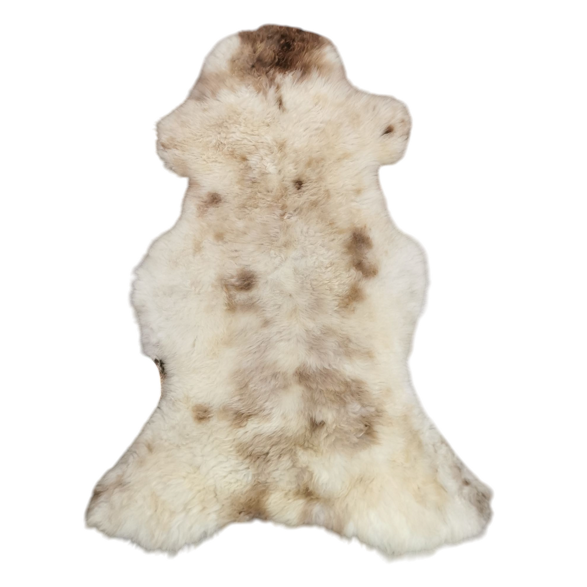 Schaffell 140 cm Meliert - Echtes XXL Lammfell, Feltteppich & Sitzauflage