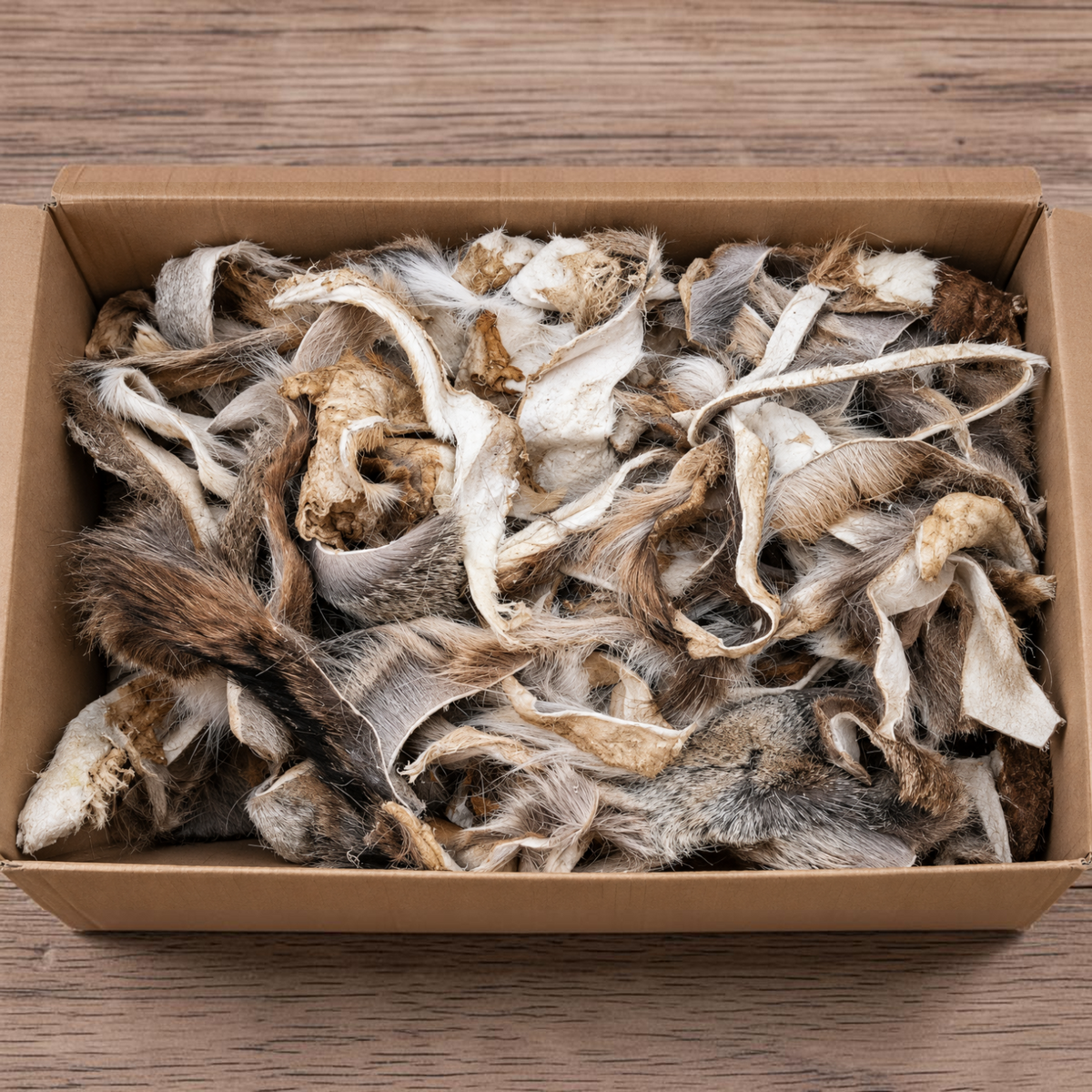 BillyGreen Wildfell-Abschnitte von Reh und Rotwild in einem Karton, ideal zum Basteln und Fliegenbinden.