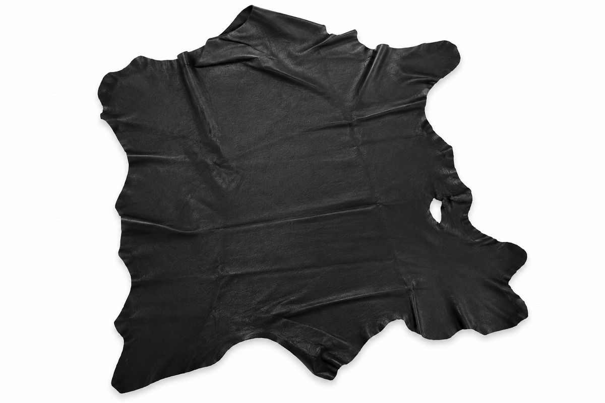 Schwarzes Schafnappaleder - ca. 0,9 mm | weich, flexibel & robust | 2. Sortierung