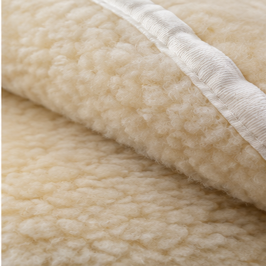 Merino Topper 500 g/m² – Naturweiß