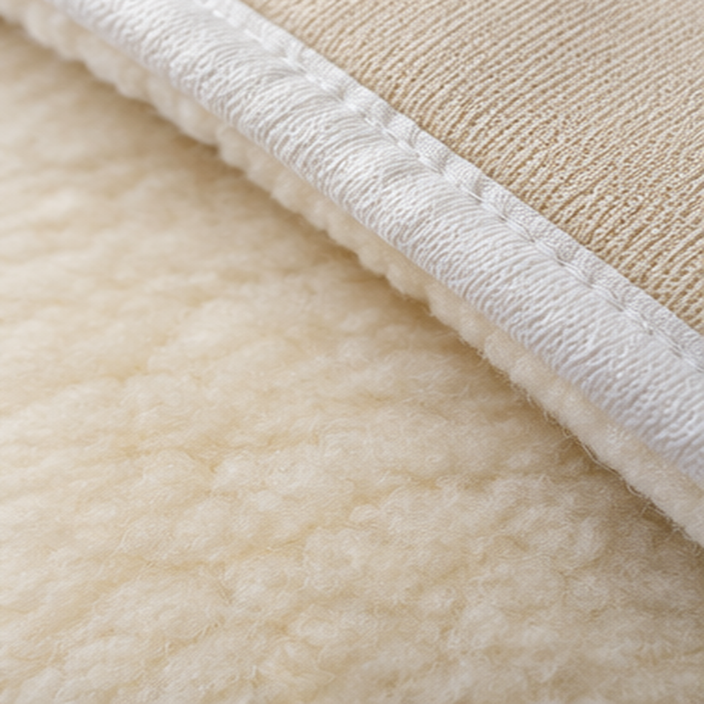 Merino Topper 500 g/m² – Naturweiß