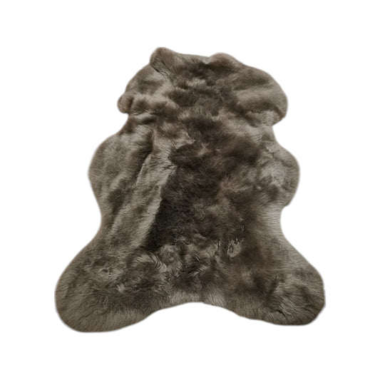 Schaffell 140 cm Taupe - Echtes XXL Lammfell, Feltteppich & Sitzauflage