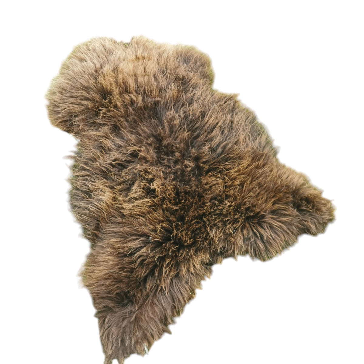 TOP Schaffell | 100cm | Echtes Lammfell |Teppich Deko | Natur-Braun | Sitzauflage