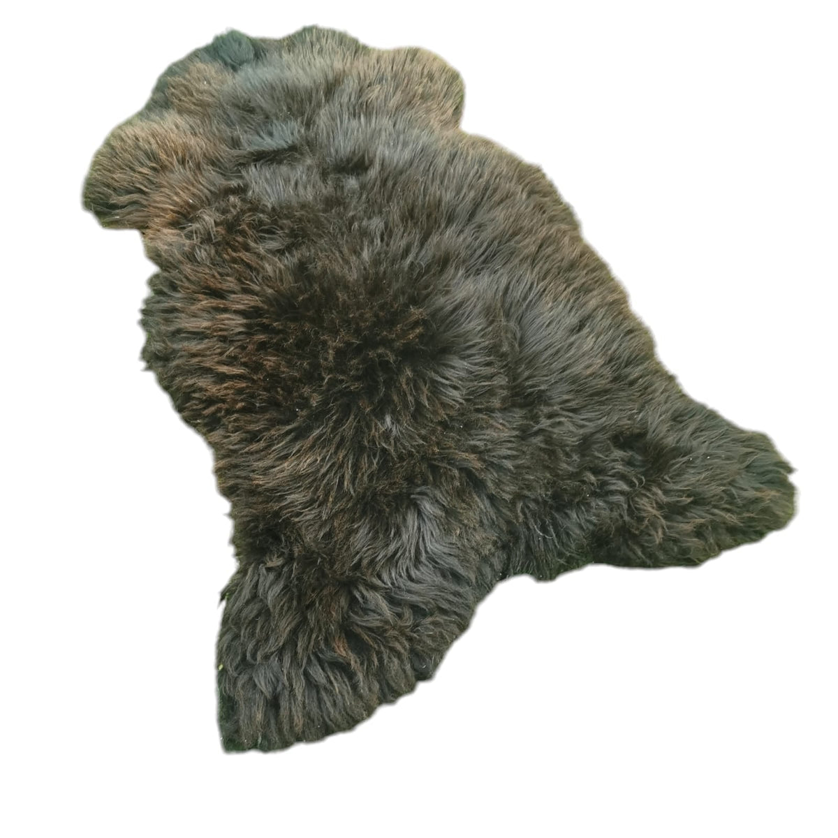 TOP Schaffell | 100cm | Echtes Lammfell |Teppich Deko | Natur-Braun | Sitzauflage