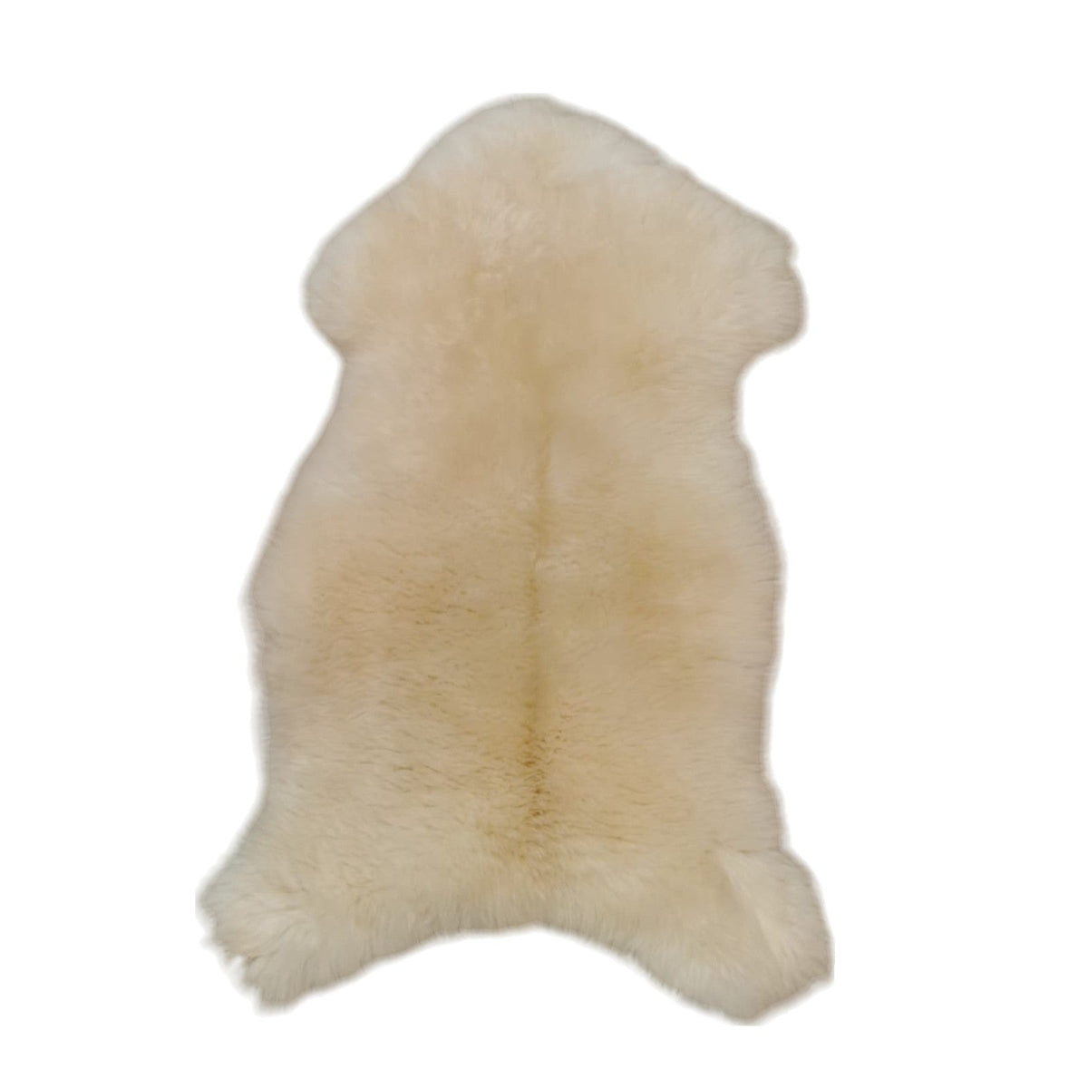 TOP Schaffell | 100cm | Echtes Lammfell |Teppich Deko | Natur-Weiß | Sitzauflage