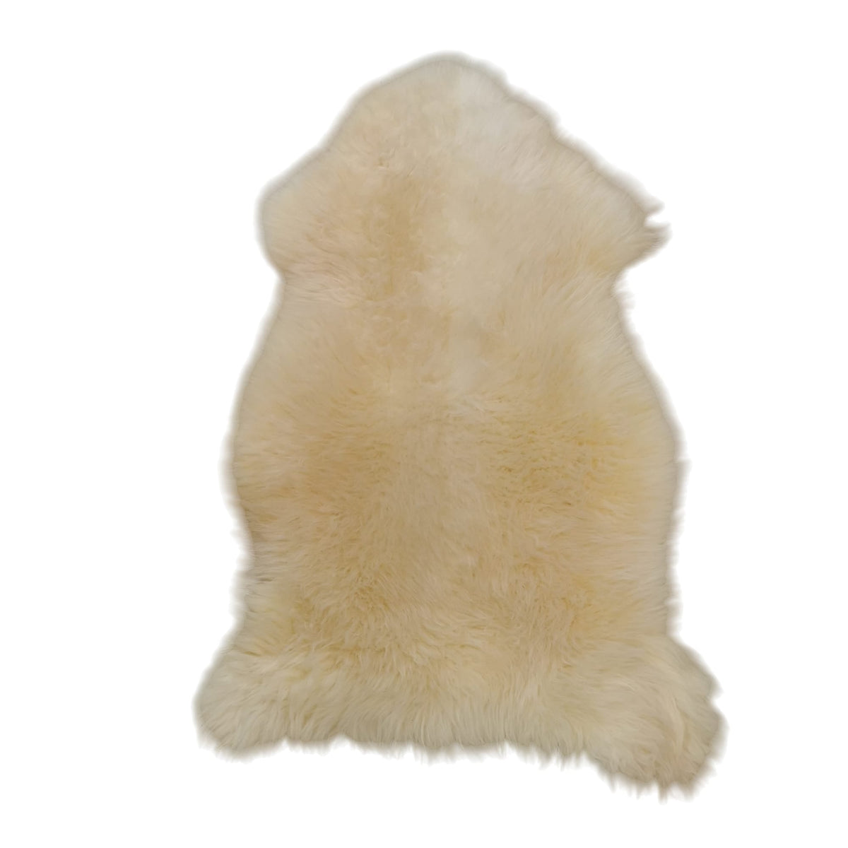 TOP Schaffell | 100cm | Echtes Lammfell |Teppich Deko | Natur-Weiß | Sitzauflage