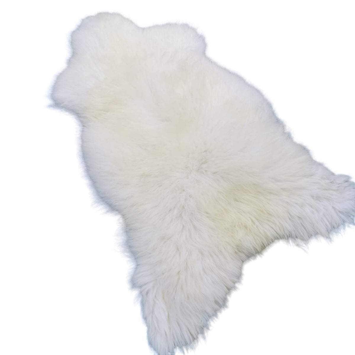 TOP Schaffell | 100cm | Echtes Lammfell |Teppich Deko | Natur-Weiß | Sitzauflage