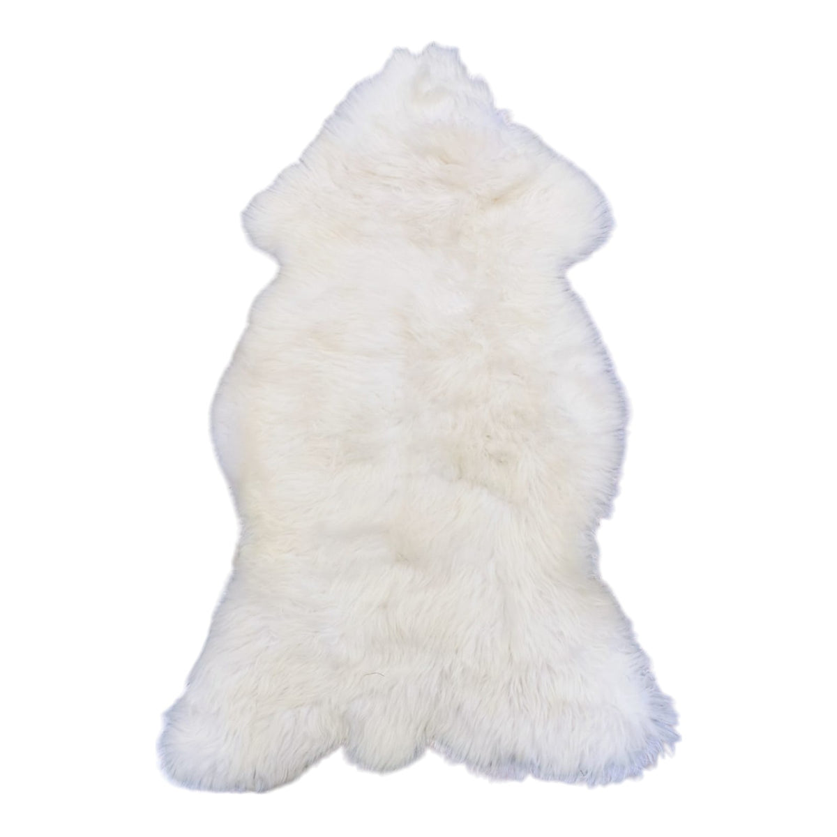 100-150cm Echte Schaffell, Bio Lammfell, Große Felle Natur-Weiß, Neu, Natürlich