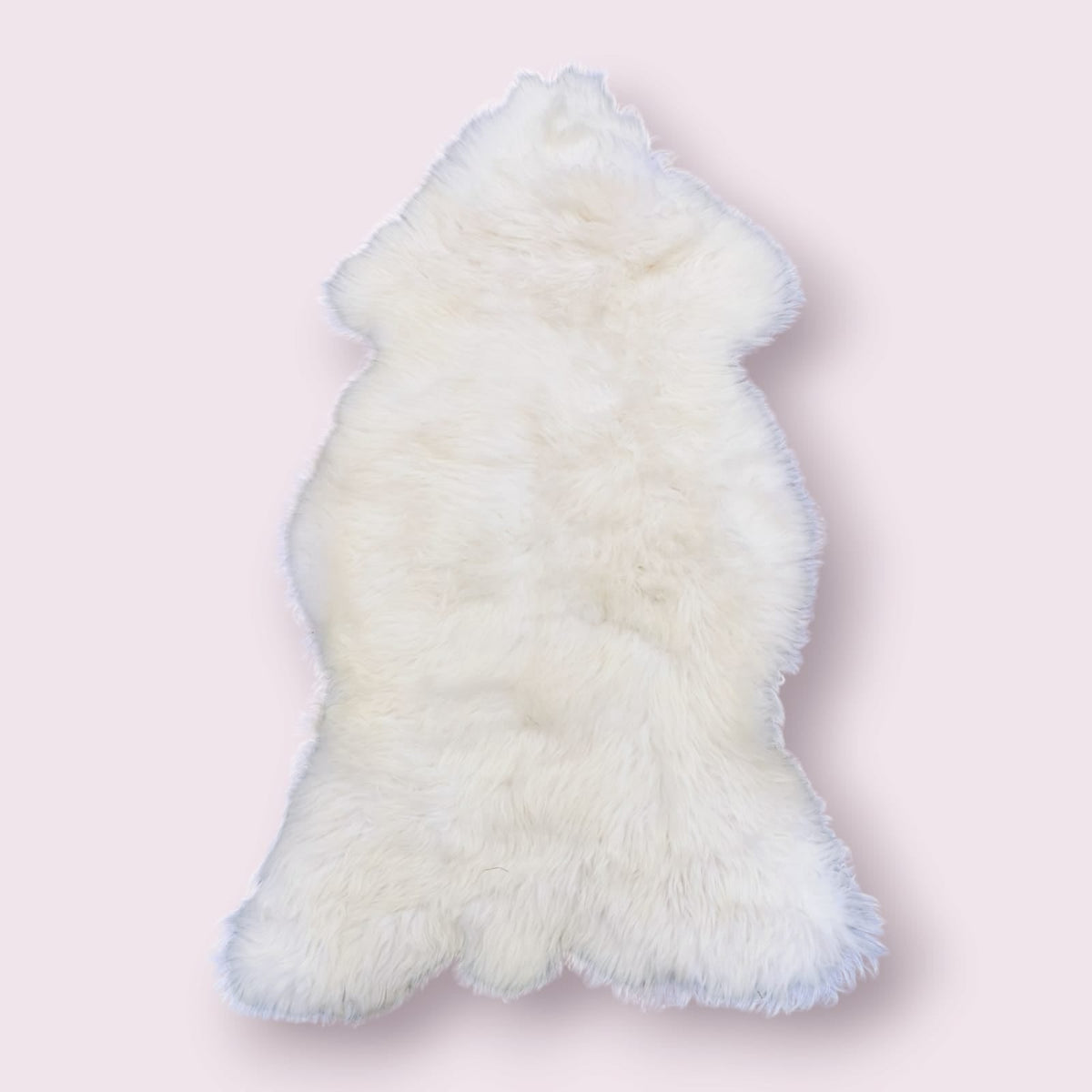 100-110cm Große Schaffelle, Bio Lammfell, Echt Fell, Natur-Weiß, Neu Schafsfell