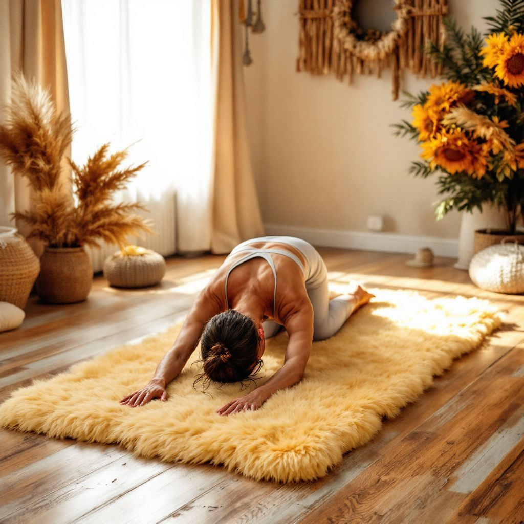 Öko Lammfell | Schaffell echt | Medizinisch Merino Naturfell | Yogamatte | Baby