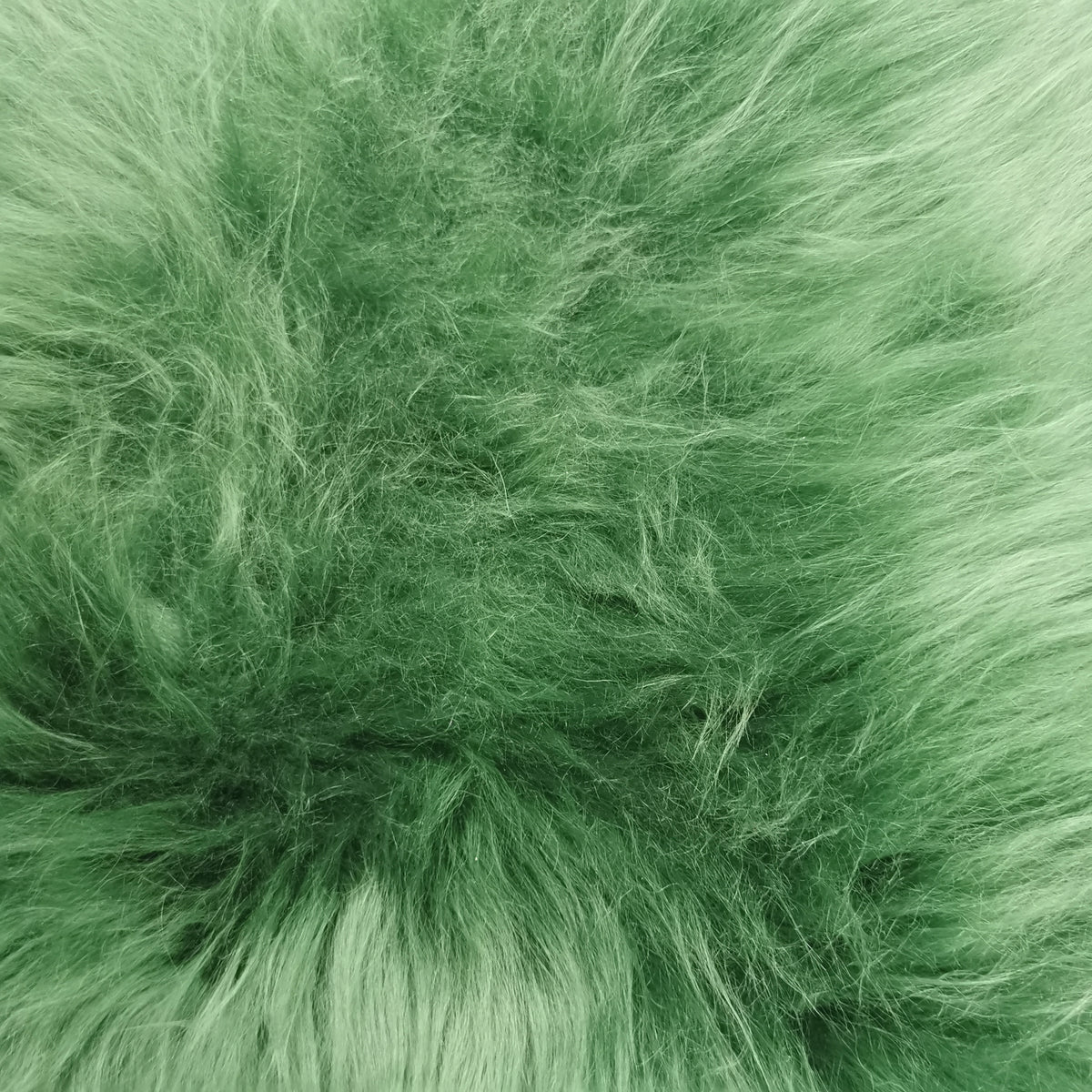 BUNTE Schaffell | Jungle-Grün | Echtes Lammfell |Teppich Deko | 120cm | Sitzauflage